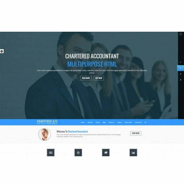 Chartered Accountant – HTML Template Chartered Accountant – HTML Template