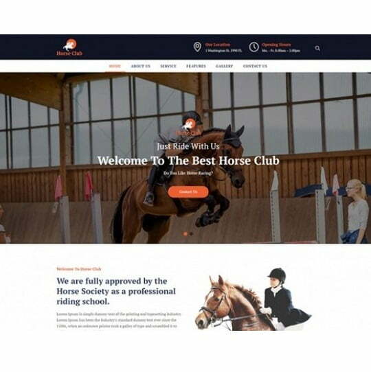 Horse Club – HTML Template Horse Club – HTML Template