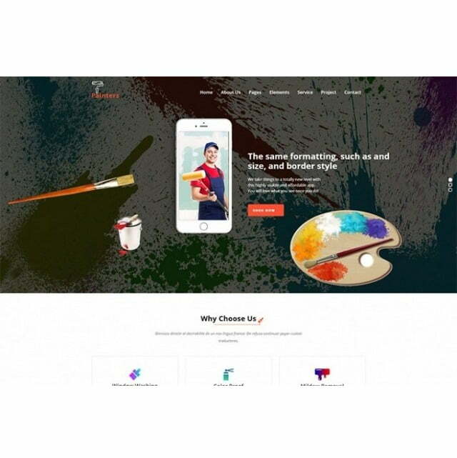 Painter Website – HTML Template Painter Website – HTML Template